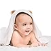 Magsbud Hooded Baby Towel – 500GSM Premium Bamboo Material | Extra Soft and Absorbent | Large Size 35”x 35” For Infants, Toddlers | Great Unisex Design for Boys and Girls With 2pcs Extra Washcloth