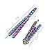 Stoundgee Rainbow Stainless Steel Blunt Practice Training Dull Tool, Strong and Durable