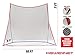 PowerNet Golf Net, 70 Sq Ft Portable Backyard Driving Range Net, 10 x 7 FT Indoor Outdoor Chipping Screen Golf Training Aid