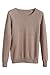 Viottis Women's Crewneck Cashmere Wool Blended Long Sleeve Pullover Sweater S-3XL