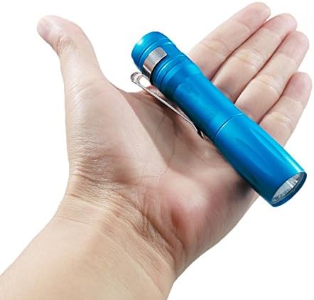 TOMIN XPE-R3 LED 250LM Lamp Clip Mini Penlight Flashlight Torch AAA (Blue)