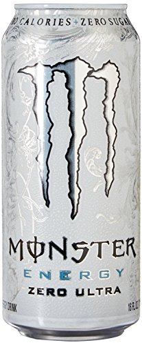 Monster Energy, Zero Ultra, 16 Ounce (Pack of 24)