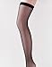 Vero Monte 4 Pairs Women's Fishnet Thigh High Socks - Stylish Black + Hollow Out