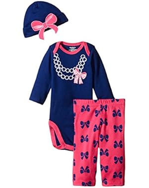 Girls' 3 Piece Bodysuit