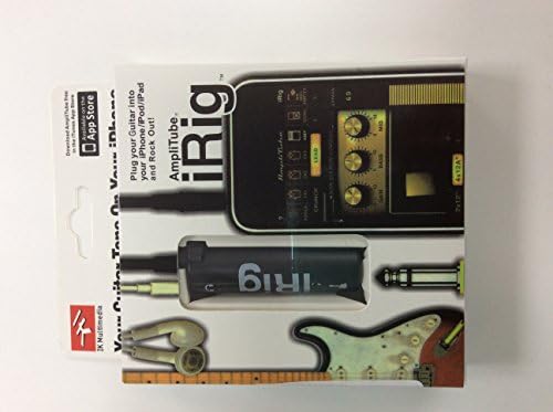 Multimedia AmpliTube iRig guitar interface adaptor for iOS devices by 821 inc