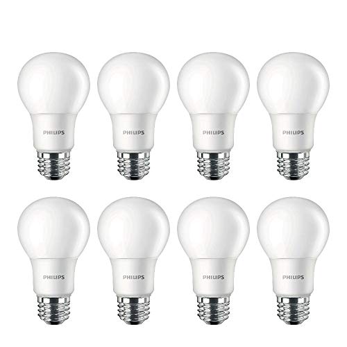 Philips LED NonDimmable A19 Frosted Light Bulb 1500Lumen, 5000