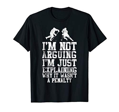 Funny Hockey Tee Shirt Cool Gag Gift Novelty Graphic Tee