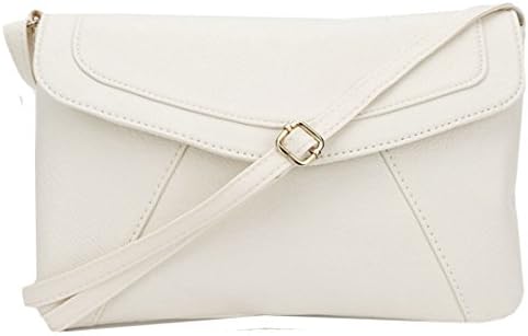 Women Leather Envelope Handbag Vintage Crossbody Satchel Purse