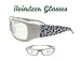 Holiday Specs Plastic 3D GLASSES- Holographic glasses, Look through Glasses at your Holiday Lights and see Reindeer Appear before your Eyes!thumb 3