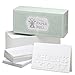 100 Embossed Thank You Cards with Self-Seal Envelopes by Vintage Paper Mill - Bulk Thank You Cards Box Set for Wedding Thank You Cards - Baby Thank You Cards - Thank You Notes for All Occasions