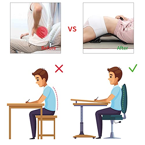 Back Cracking Device 4 Level 360lb HeavyDuty Capacity Back Stretcher