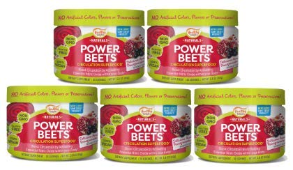 Healthy Delights Power Beets, Super Concentrated Non-GMO Beet Juice Powder, with Natural Caffeine and 0 Grams of Sugar, Delicious Acai Berry Pomegranate Flavor, 30 Servings (Pack of 5) - Thumbnail 6