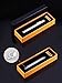 Mini Usb Cigarette Lighters Rechargeable Windproof Flameless Slim Electric Protable Lighter (Black)