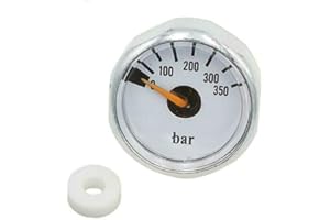 VAVOGER Paintball PCP Mini Pressure Gauge Manometer 350 Bar 1/8BSPP Threads