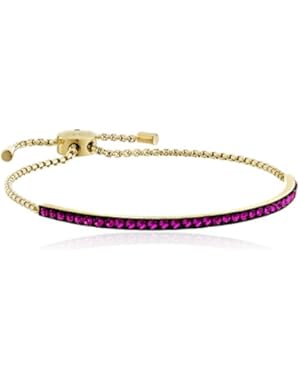Parisian Jewels Pave Gold-Tone Bangle Bracelet