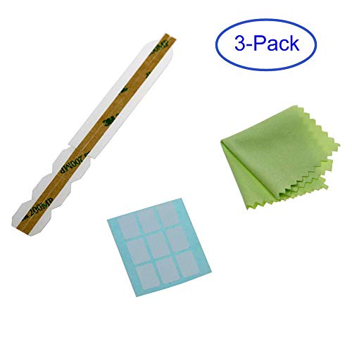 Plastic Slide Mount Tabs for Privacy Screen, Adhesive Strips Tabs for Privacy Screen – Replacement Set of Holder Tabs for Monitor or Laptop Privacy Filter(3-Pack)