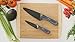 Ceramic Knife by Vesper's Kitchen 2 Piece Ceramic Kitchen Knife Set, Black Ceramic Knives, a 6