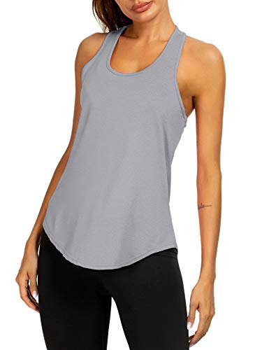 Women\'s Sport Tank Tops Yoga Workout Tops Open Back Running Sports Shirts for Women