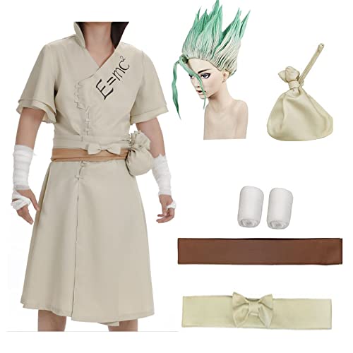 ETEBAS Dr.STONE Ishigami Senkuu Cosplay Costume Asagiri Gen Cosplay