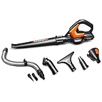 WORX AIR 20V Multi-Purpose Blower/Sweeper/Cleaner with 120 MPH / 80 CFM Output, 3.5 lb Weight, 20V Battery PowerShare Platform, with Accessories - WG545.1