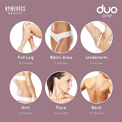 Homedics Duo One Blossom Mini Bundle Ipl Hair Remover And