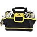 KATA 16 Inch Heavy Duty Tool Bag with Wide Mouth for Tool Storage and Organizer,Water Proof Base,Yellow