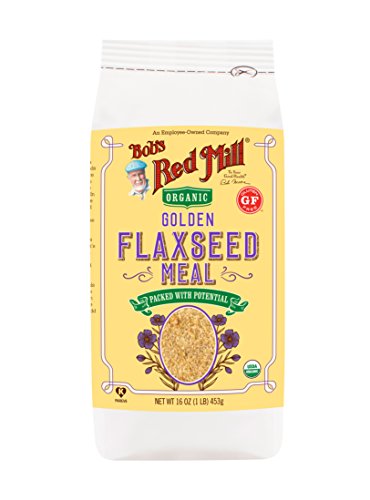 Bob's Red Mill Organic Golden Flaxseed Meal, 16 Ounce (Pack of 4) (Package May Vary)