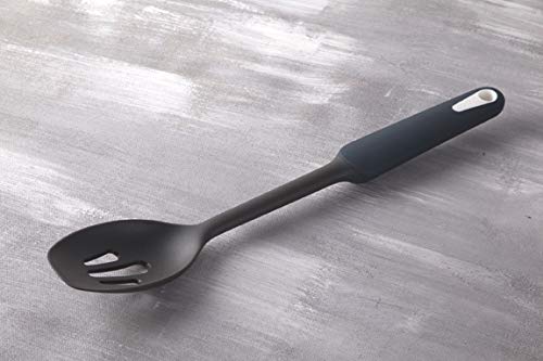 COOKDUO Steelcore BPA Free Nylon Slotted Cooking Spoon With Solid Steel Inner Core (Heat Resistant & Safe For Non-Stick Cookware)