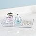 mDesign Plastic Storage Organizer Tray for Bathroom Vanity Countertops, Closets, Dressers - Holder for Guest Hand Towels, Watches, Earrings, Makeup Brushes, Reading Glasses, Perfume - 3 Pack - Clear