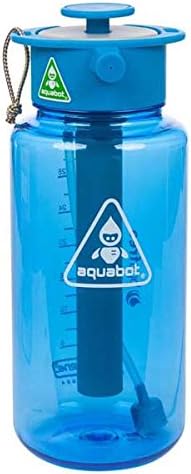 Lunatec Aquabot Sport Water Bottle - a pressurized Mister, Camp Shower and Hydration in one. Portable Running Water for Your Pocket. BPA Free.
