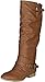 TOP Moda Women's Coco 1 Knee High Riding Boot TAN 10
