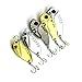 Laimeng, New 5pcs Metal Fishing Lures Bass Spoon Bait Tackle