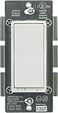 JASCO Z-Wave Wireless Smart Dimmer Paddle, In-Wall, Includes White & Light Almond Paddles, Works with Amazon Alexa (Hub Required), 45712