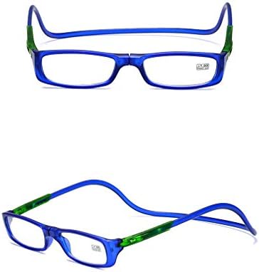 NACOLA Magnetic Reading Glasses,Adjustable Readers with Expandable Temples