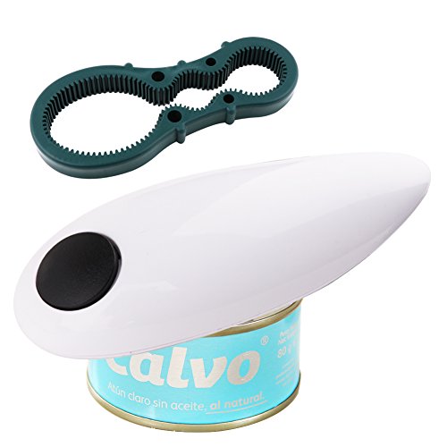 Foho Electric Can Opener, Smooth Soft Edge Electric Can Opener for Any Size with One-Button Manual Start / Stop, Best Kitchen Gadgets for Arthritis and Seniors - Thumbnail 7