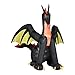 7 Foot Wide Inflatable Halloween Dragon - Fire Breathing Look