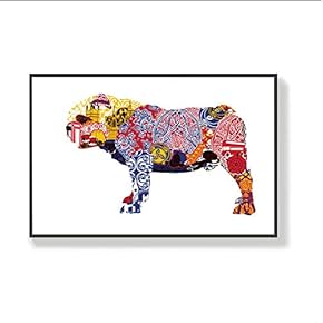 for Living Room Bedroom Cute Animals Framed for