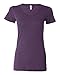 Bella womens Triblend Short-Sleeve T-Shirt(B8413)-PURPLE TRIBLEND-L