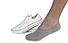 Stomper Joe Cushioned Mens Athletic Performance No Show Socks 3 Pck … (Large, Gray)