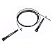 PRO JUMP FIT Unisex Adult Crossfit Jump Ropeâ€“Speed Cable Jump Rope for Crossfit Boxing and MMA Athletes â€“Best rx Jump Rope for Beginners Exercise Tool(Black)