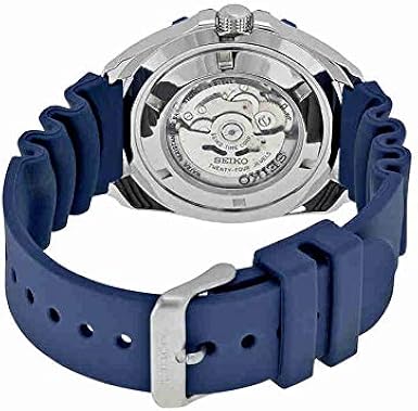 seiko diver automatic blue dial blue rubber mens watch srp605k2