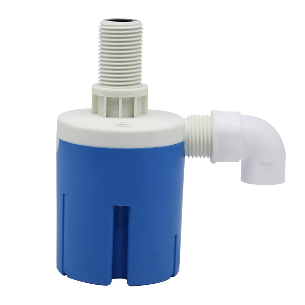 1/2'' Automatic Float Valve Water Level Control for Livestock Drinking Water Tank Toilet Swimming Pool Aquarium Automatic Irrigation (Top Inlet)