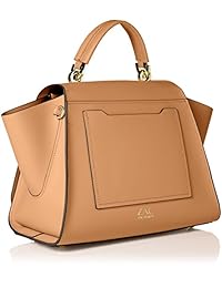 Zac Zac Posen Eartha icónico suave asa superior floral Stap Vachetta