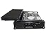 ProX Flight Case for Pioneer DJ DDJ-SX DDJ-RX & Denon MCX7000 With Sliding Laptop Shelf and Wheels - Black on Black Design - XS-DDJSX WLTBL