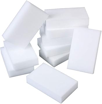 Cgboom 10 Piezas Esponja Magica De Limpieza Para Eliminar Manchas Y Marcas Esponjas De Borrado Utilizando Solo Agua Limpiador De Multiples Superficies Para Bano Cocina Piso Pared Etc Amazon Es Bricolaje Y