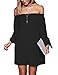 Just Quella Women's Casual Off The Shoulder Loose Long Dress 8650