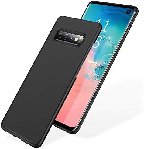 Trueupgrade® Slim Fit Galaxy S10e lite Case, Ultra Thin Hard Plastic Cover Case with Matte Finish Grip Compatible with Samsung Galaxy S10e lite (2019) [Screen Protector Friendly](Black)