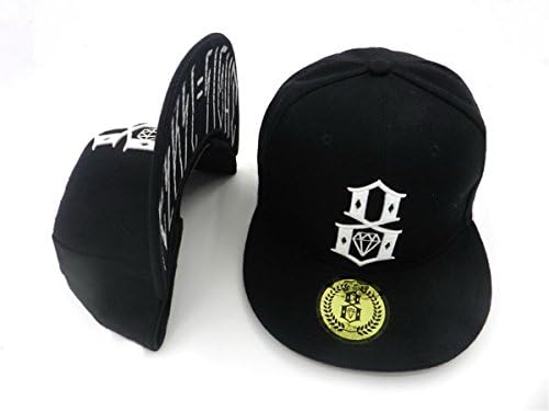 REBEL 8 Adjustable Cap Mens Baseball Snapback Hats Black 1 One Size