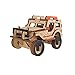 Dlong 3D Wooden Model Toy Building Kit DIY Assembly Construction Jigsaw Puzzle Woodcraft Car Kit Set Wooden Puzzle Model Kit Toy