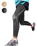 Sparthos Leg Compression Sleeves - Aid in Recovery and Support Active Lifestyle - Innovative Breathable Elastic Blend - Anti Slip, Day & Night Wear